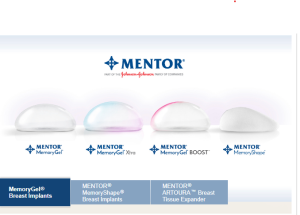 Các loại túi ngực Mentor